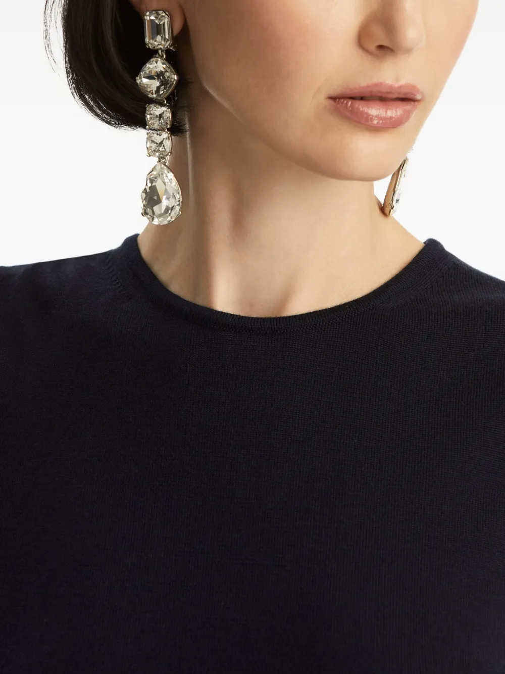 Oscar de la Renta Mouwloze top Blauw