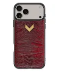 VELANTE leather-textured iPhone 17 Pro Max phone case