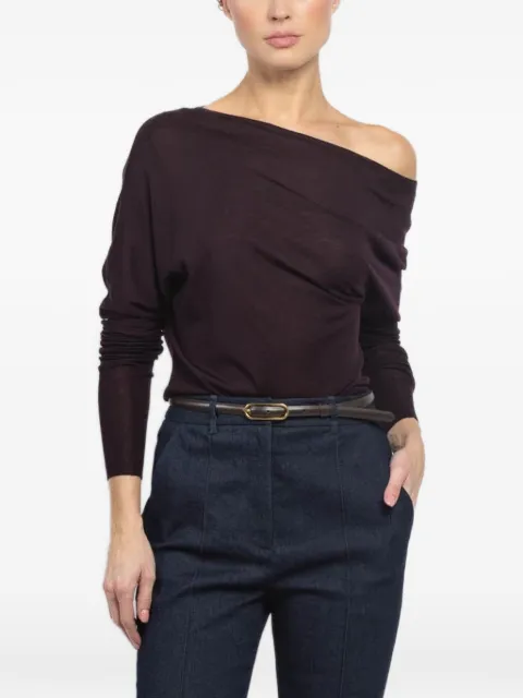A.L.C. draped long-sleeve top