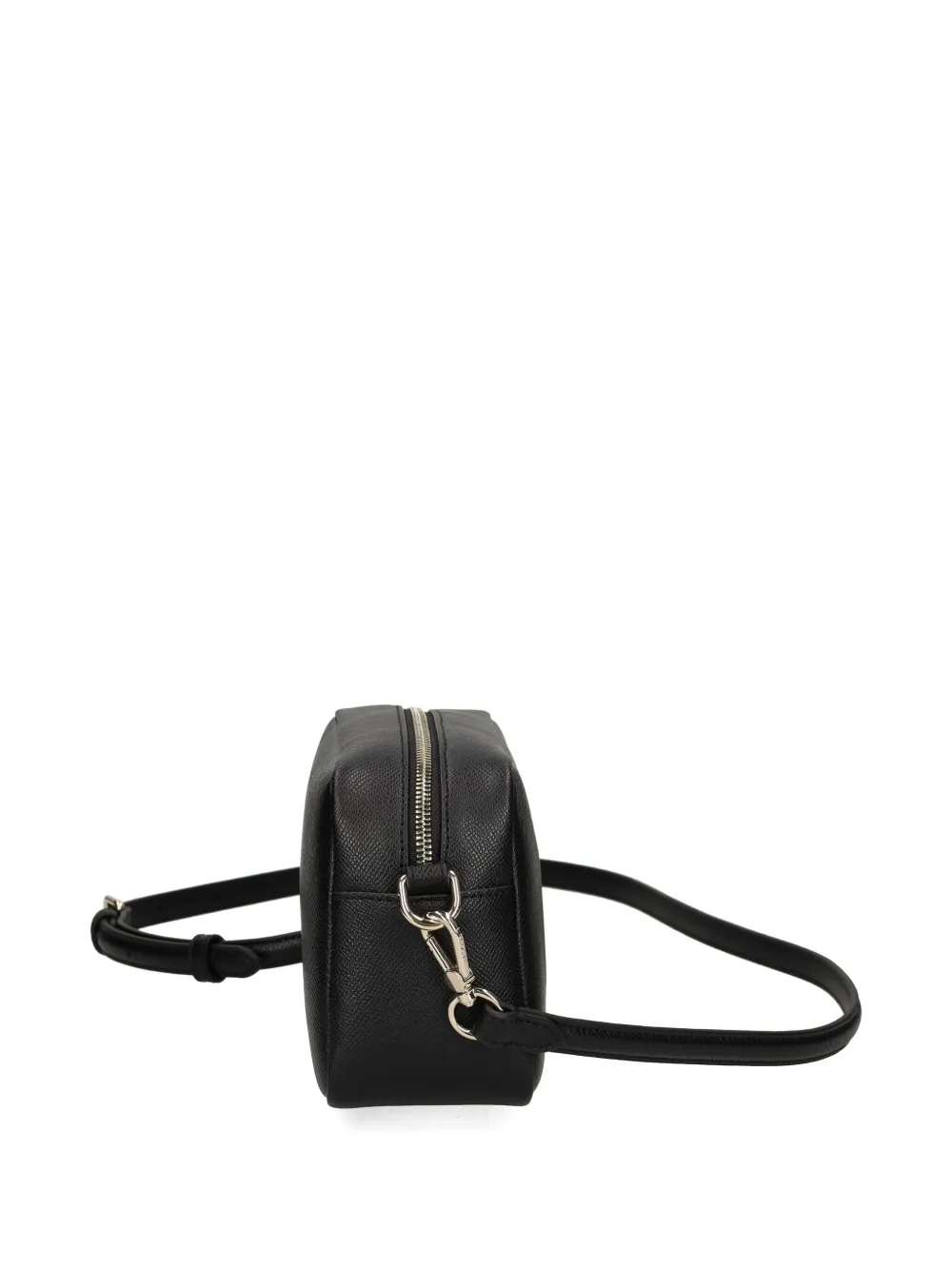 Lacoste Champs-Élysées leren crossbodytas Zwart