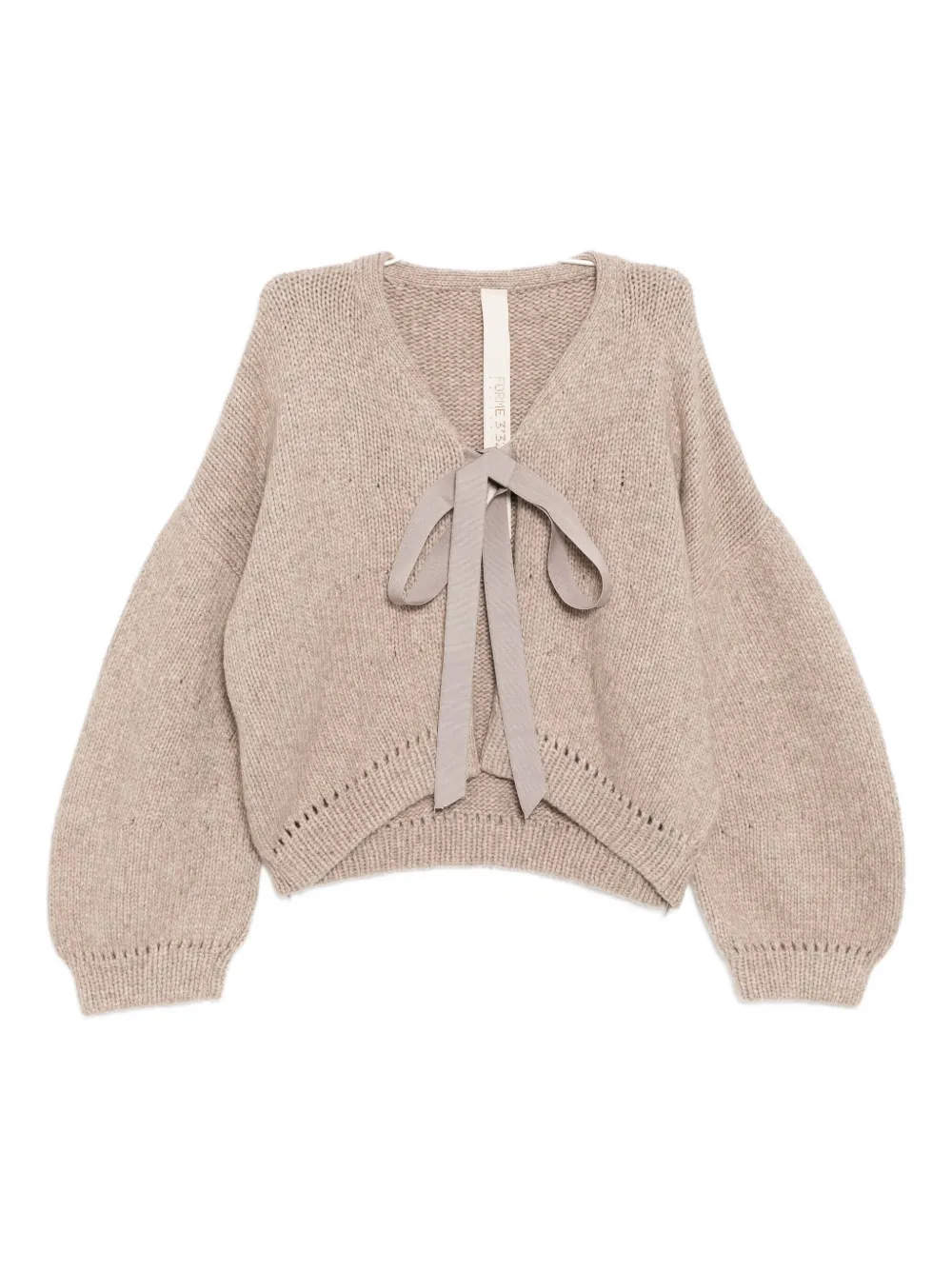 Forme D'expression Rounded Cardigan In Neutral
