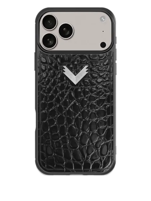 VELANTE iPhone 17 Pro-cover med krokodilletekstur