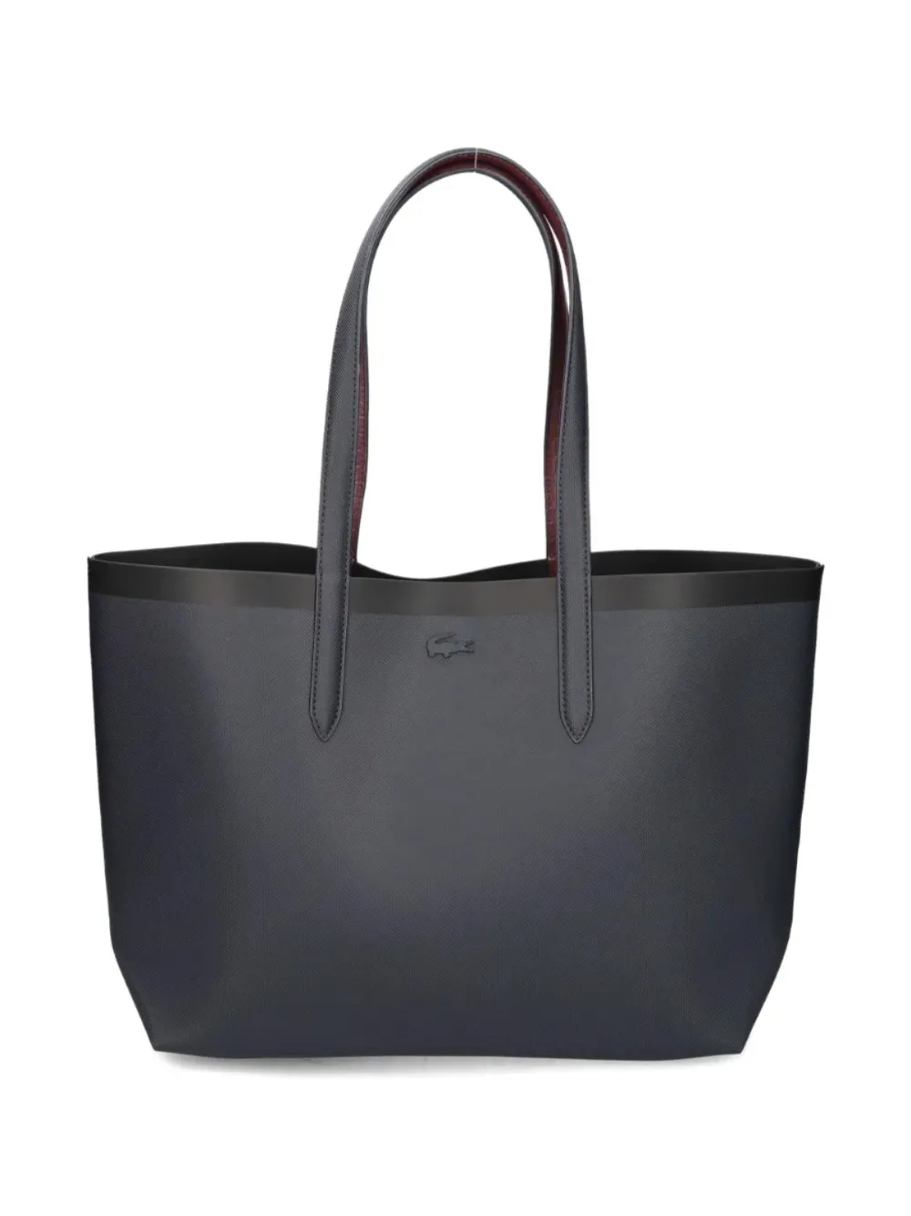 Lacoste Zely geometric pattern tote bag | Red | Image 1