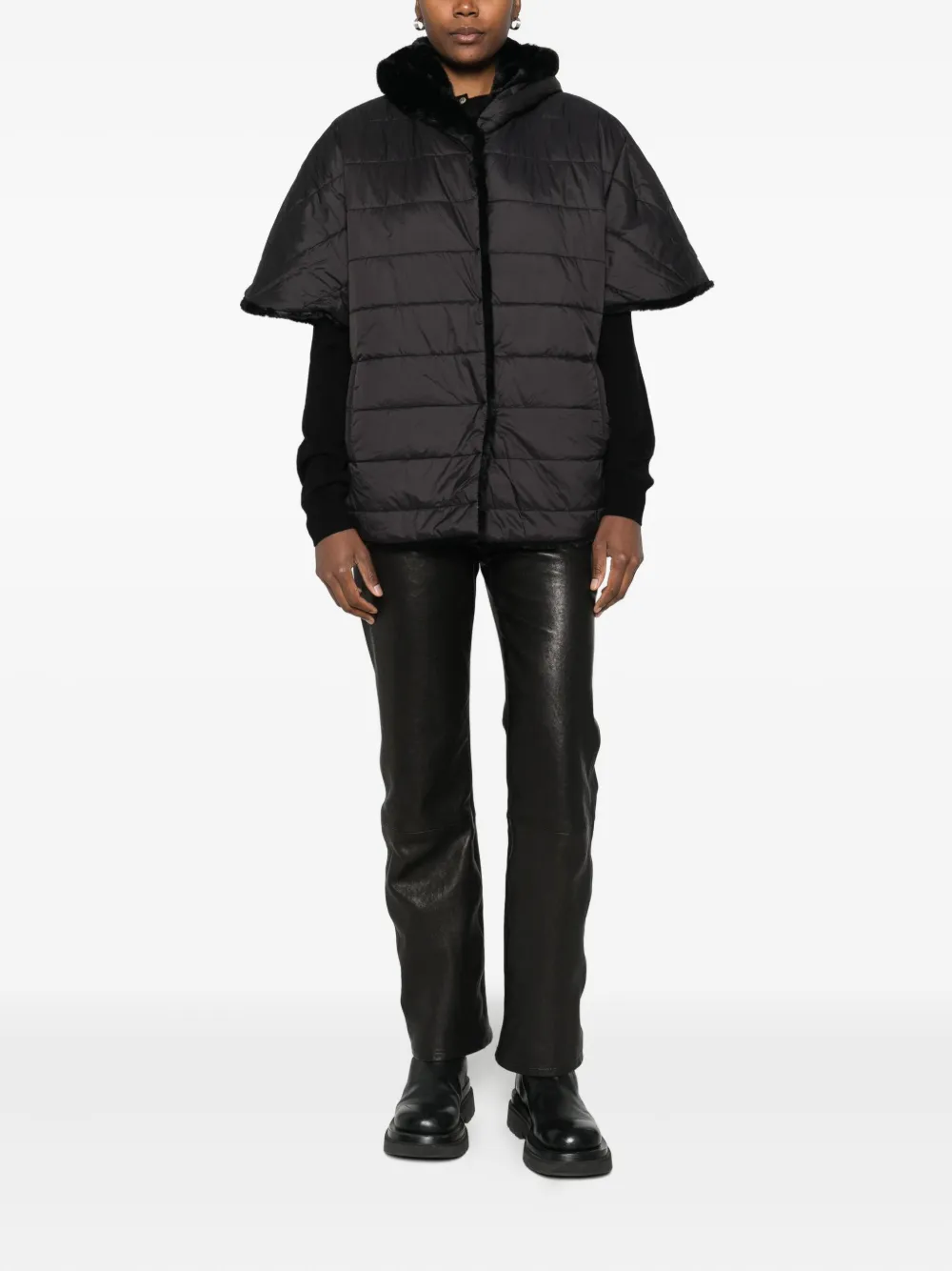 Blugirl faux fur-trim quilted coat | Faux Fur & Shearling Coats | Image 2