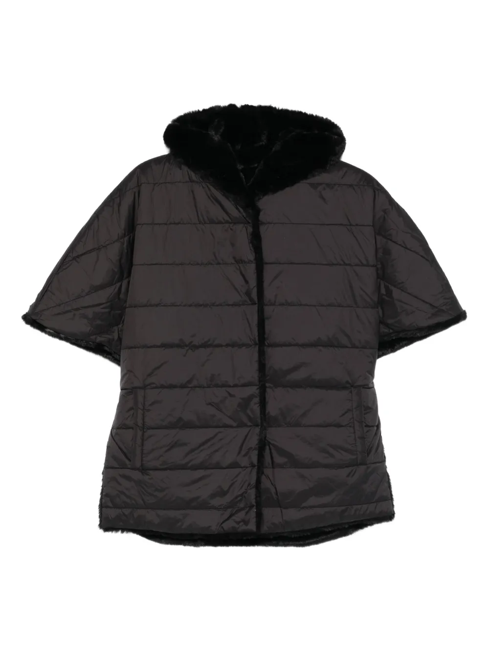 Blugirl abrigo capitonado con ribete texturizado | negro | Image 1