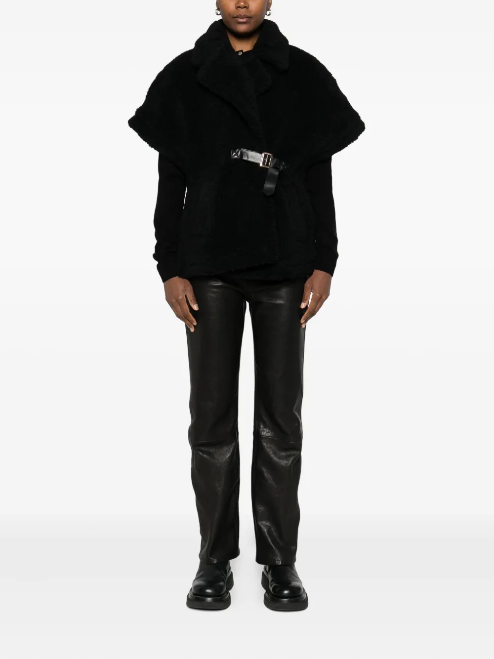 Blugirl belted jacket | Faux Fur & Shearling Jackets | Image 2