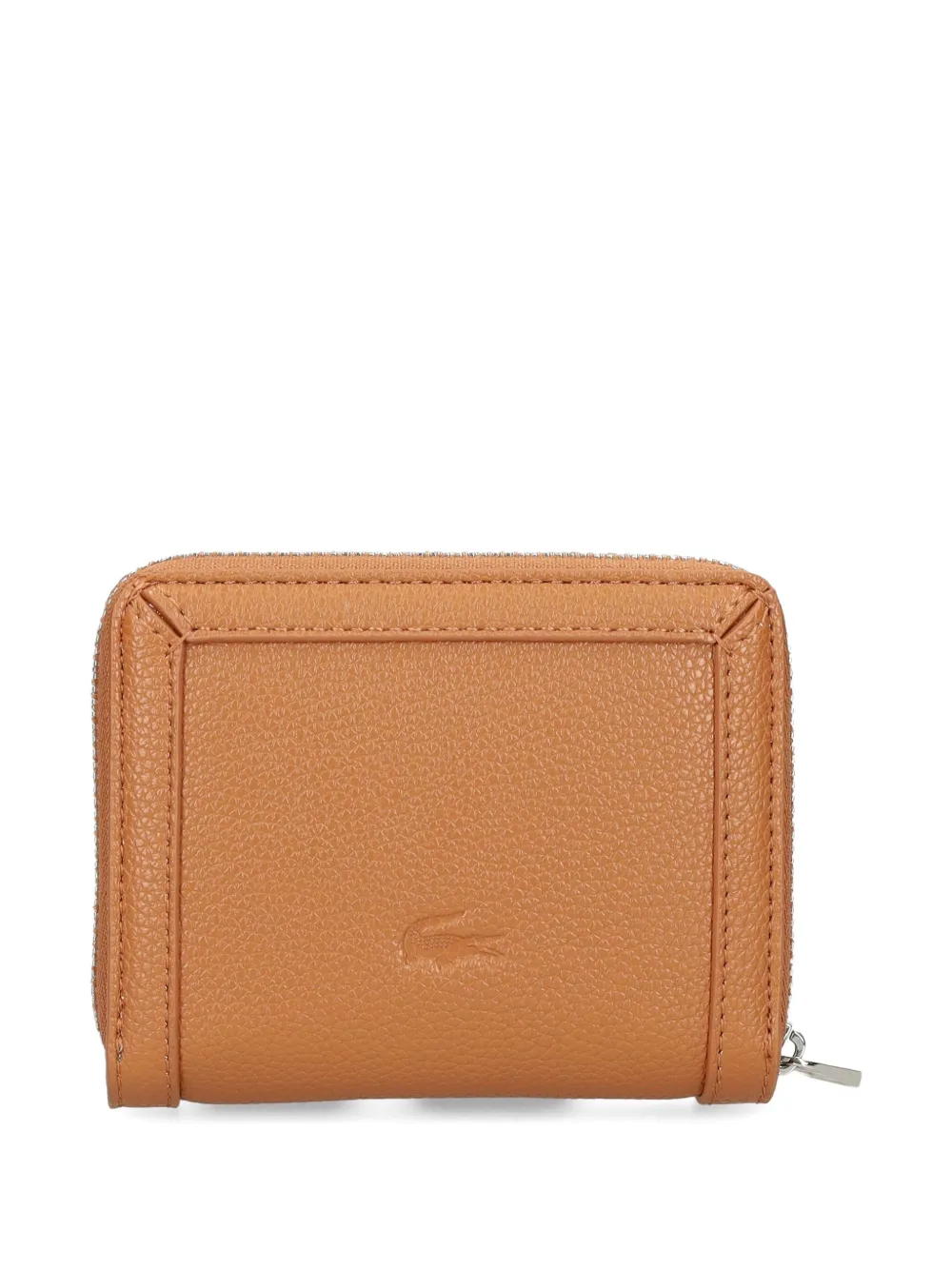 Lacoste textured zip wallet - Bruin