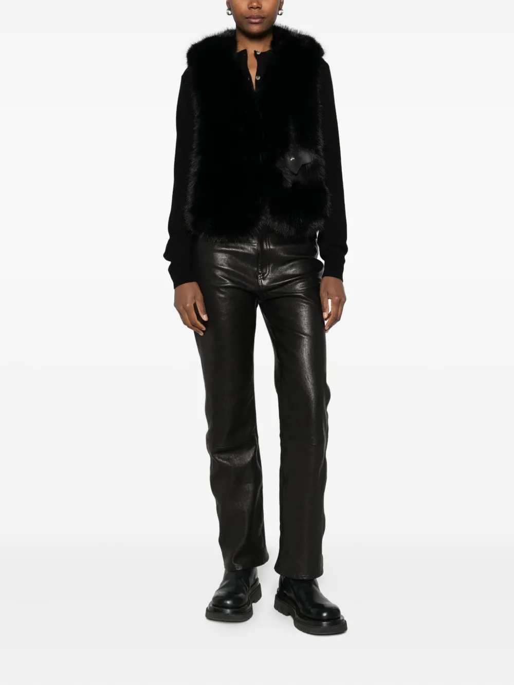 Blugirl V-neck gilet | Waistcoats & Gilets | Image 2