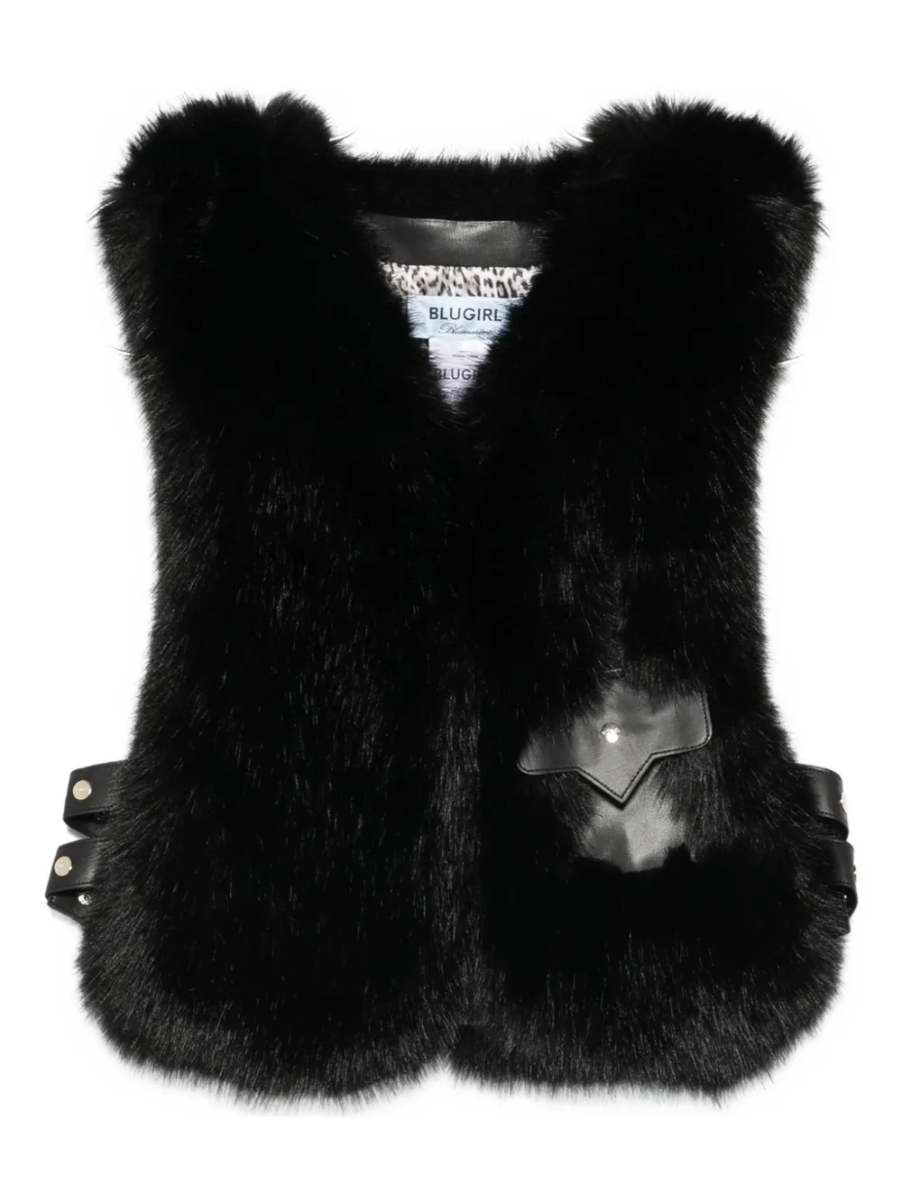 Blugirl V-neck gilet | Black | Image 1