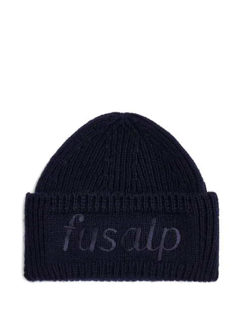 Fusalp embroidered ribbed beanie