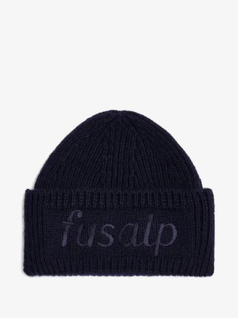 Fusalp embroidered ribbed beanie