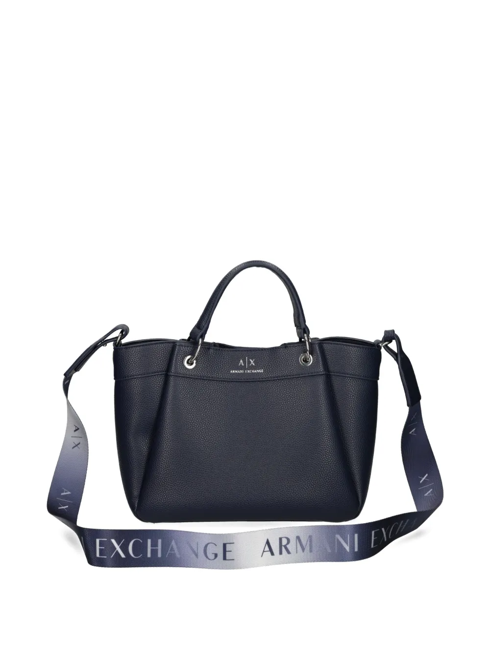 Armani Exchange Medium top handle tote bag - Blauw