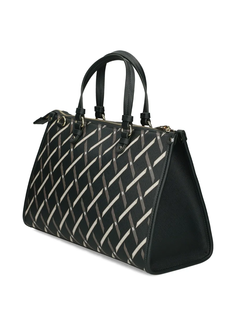 Armani Exchange Logo Graphic Tote Bag In Multi