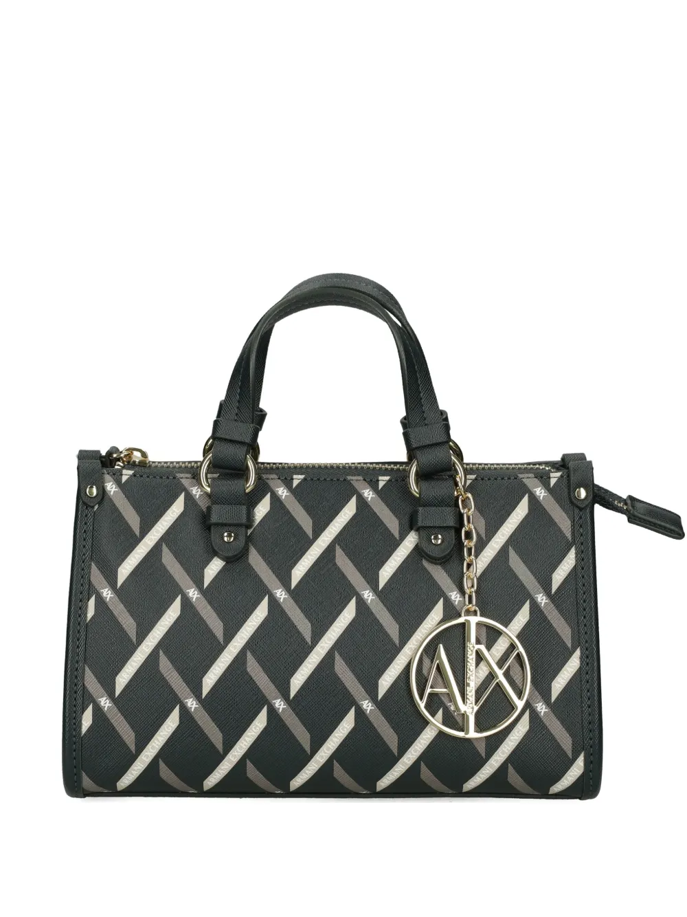 Armani Exchange Borsa tote con ciondolo - Verde
