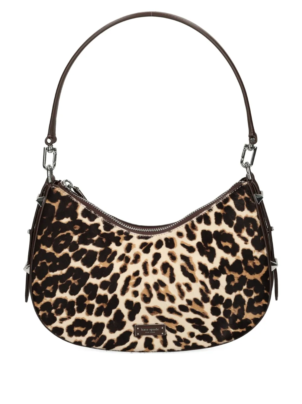 Kate Spade Liv レオパード サッチェルバッグ - ブラウン Kate Spade Liv レオパード サッチェルバッグ - ブラウン