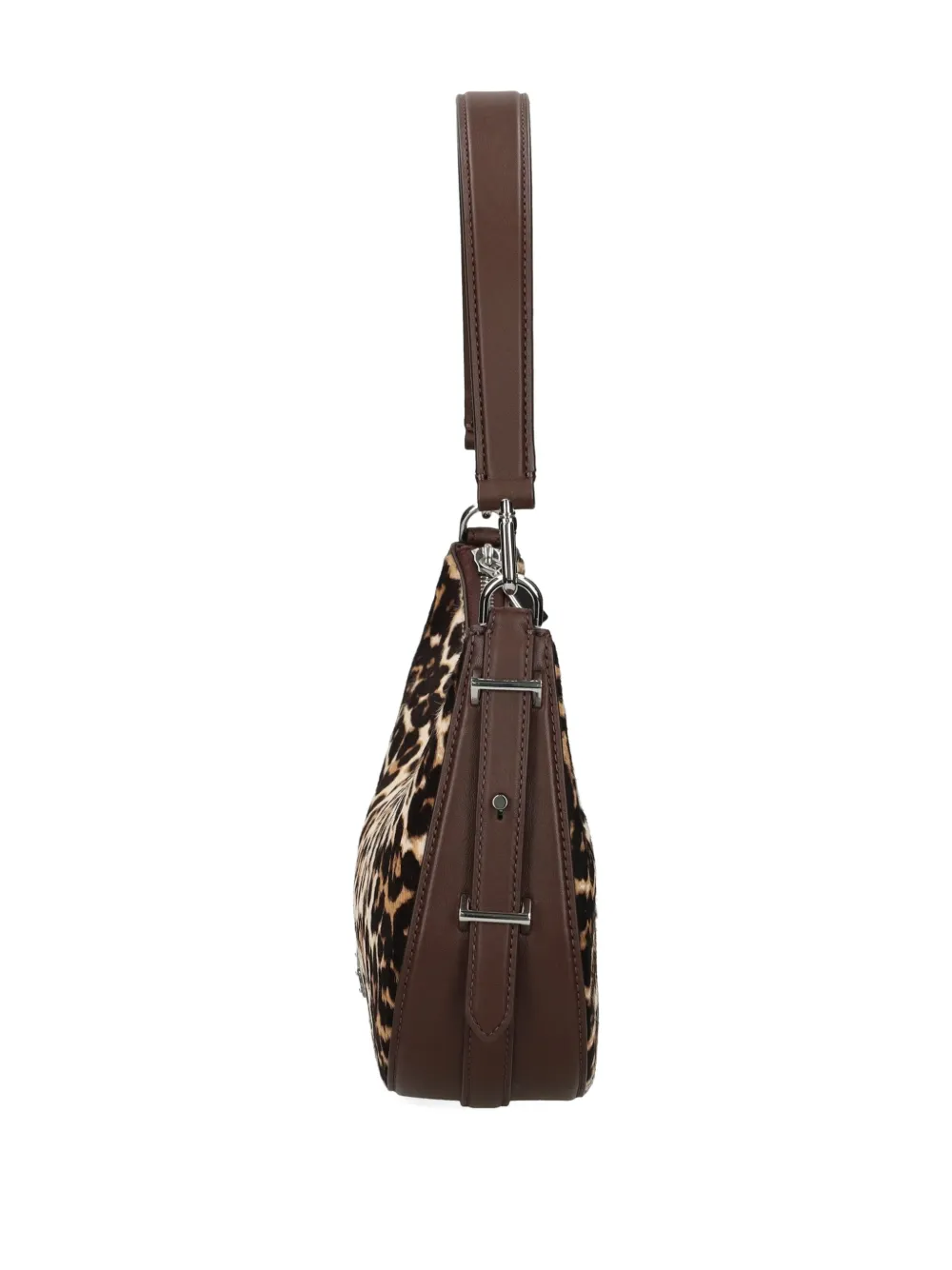 Kate Spade Liv Leopard Print Satchel In Brown