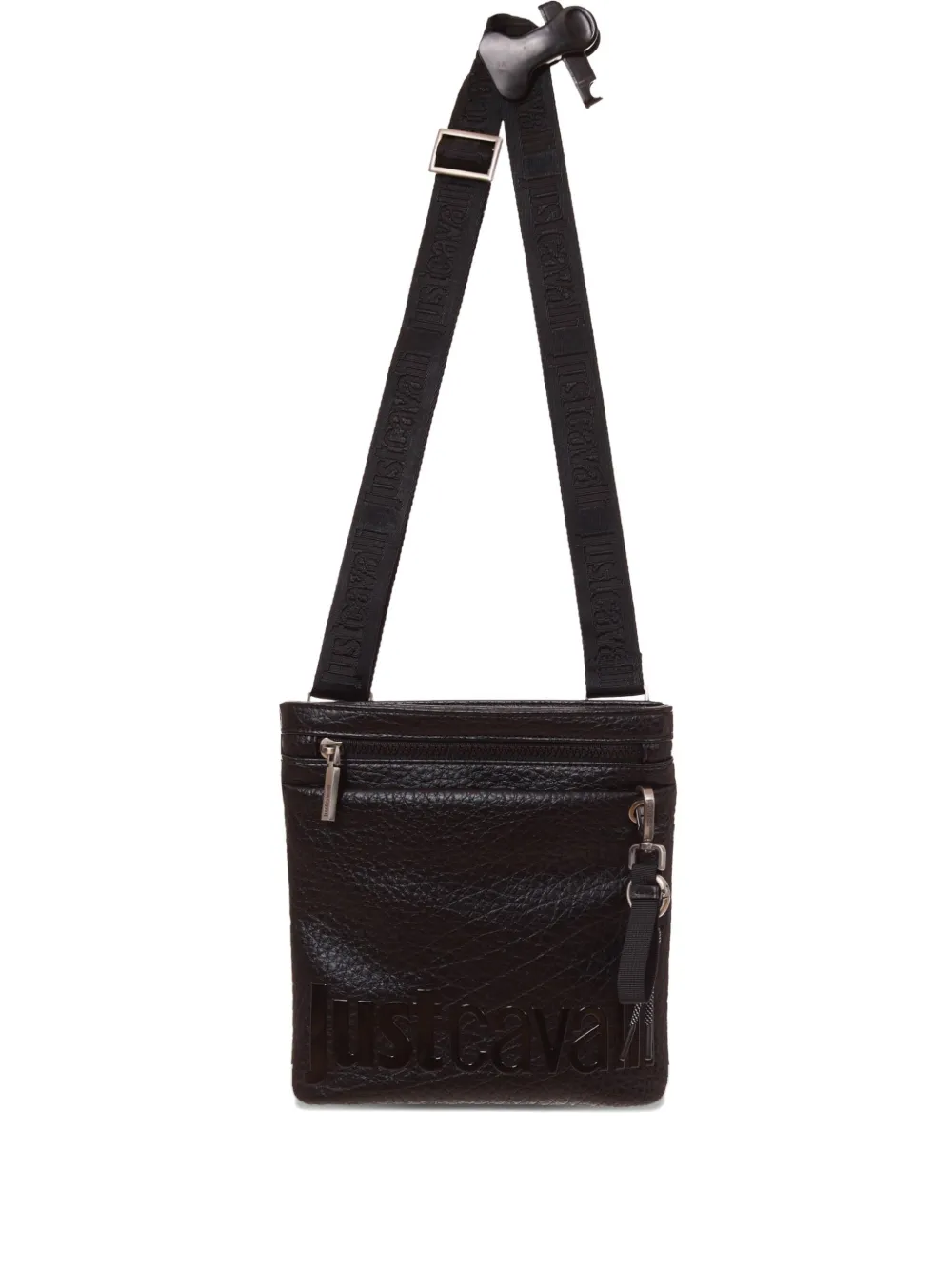 Just Cavalli logo-plaque shoulder bag - ブラウン Just Cavalli logo-plaque shoulder bag - ブラウン