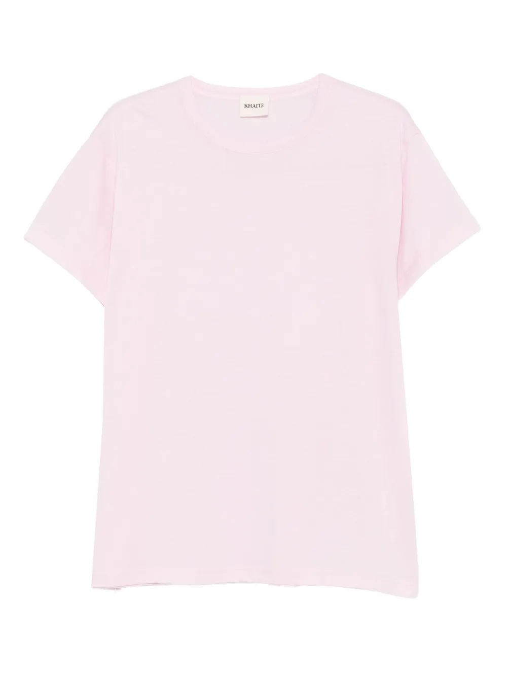 KHAITE playera cuello redondo | rosado | Image 1