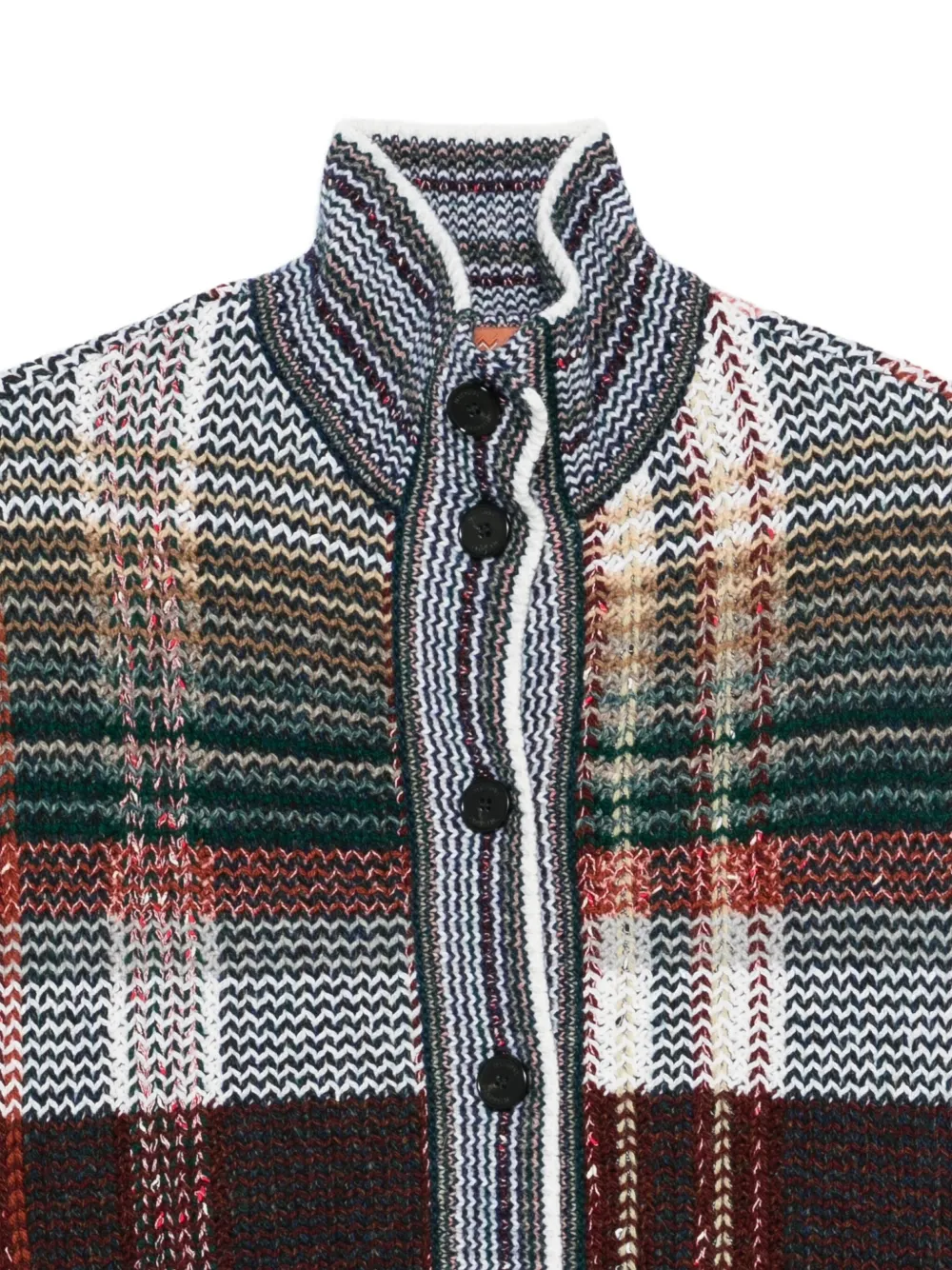 Missoni Geruit vest Wit
