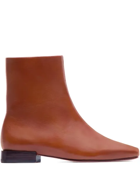 Bernardo Belfast zip-detail square-toe boots