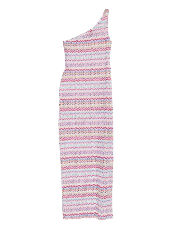 pink chevron dress Pink Chevron Maxi Dress 4 / Tall