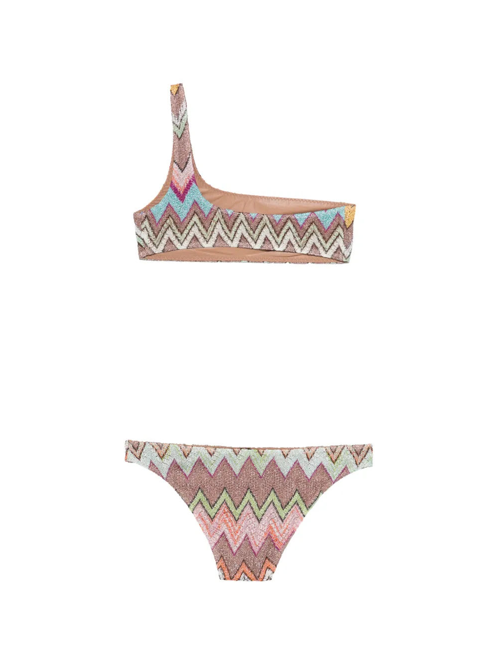 Missoni Asymmetrische bikini Bruin
