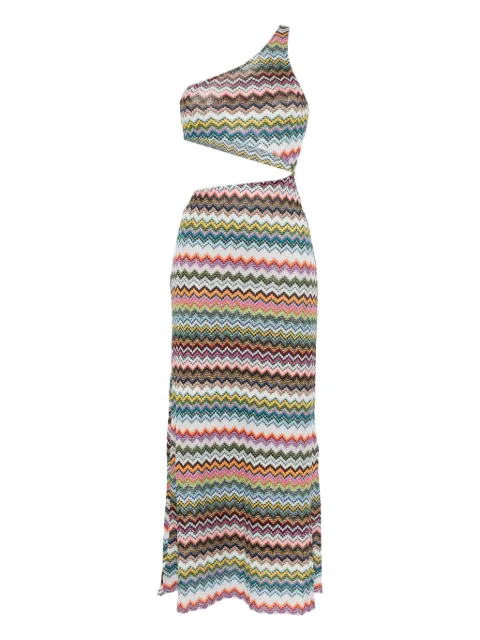 Missoni vestido midi con hombro descubierto