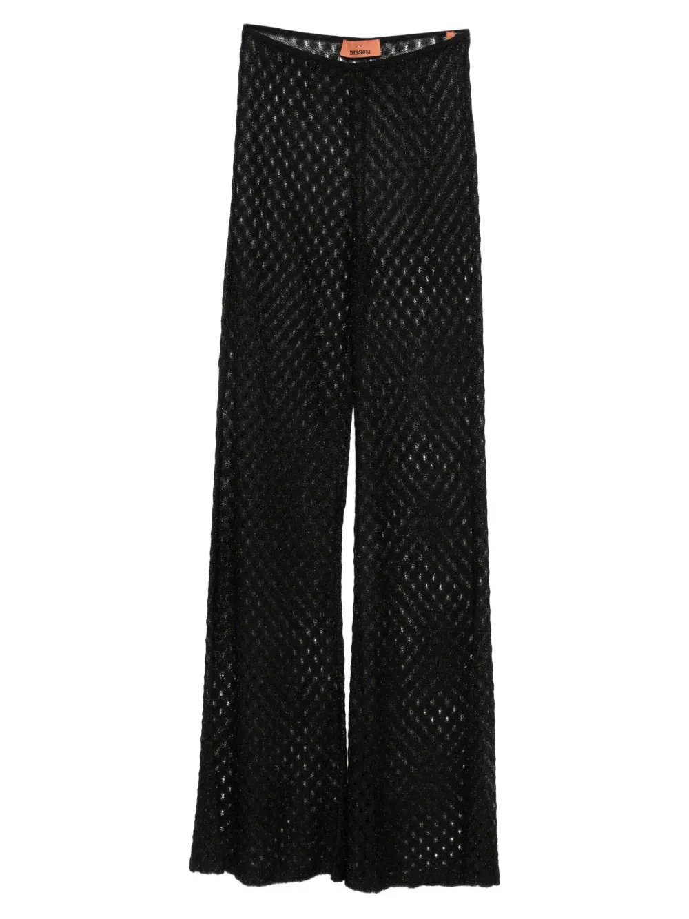 Missoni Flared Trousers In Black