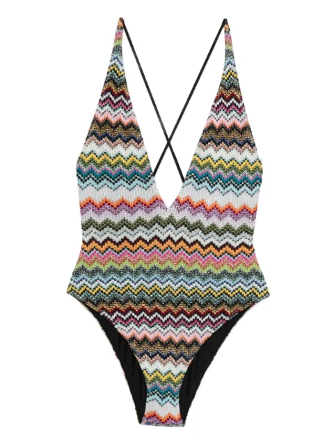 Missoni V-neck swimsuit