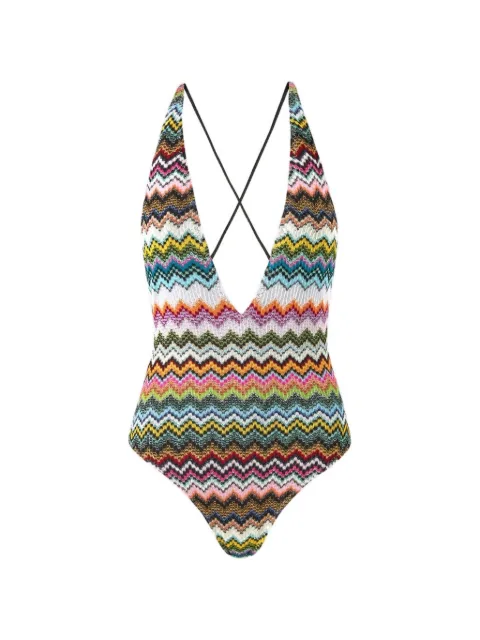 Missoni traje de baño con cuello en V