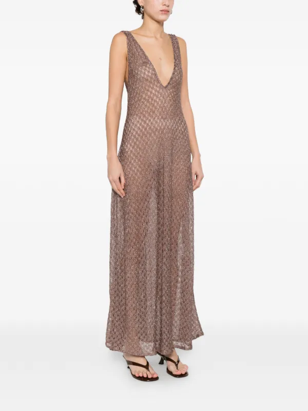 missoni beach dress sale Wave beach dress in multicoloured - Missoni