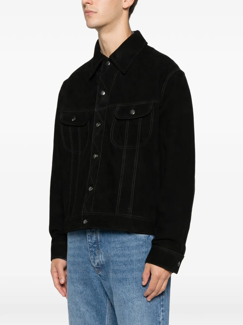 Studio Nicholson x Aaron Levine Boston jacket Zwart