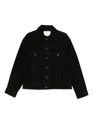 sheller コントラストステッチジャケットトップス 黒 【公式通販】