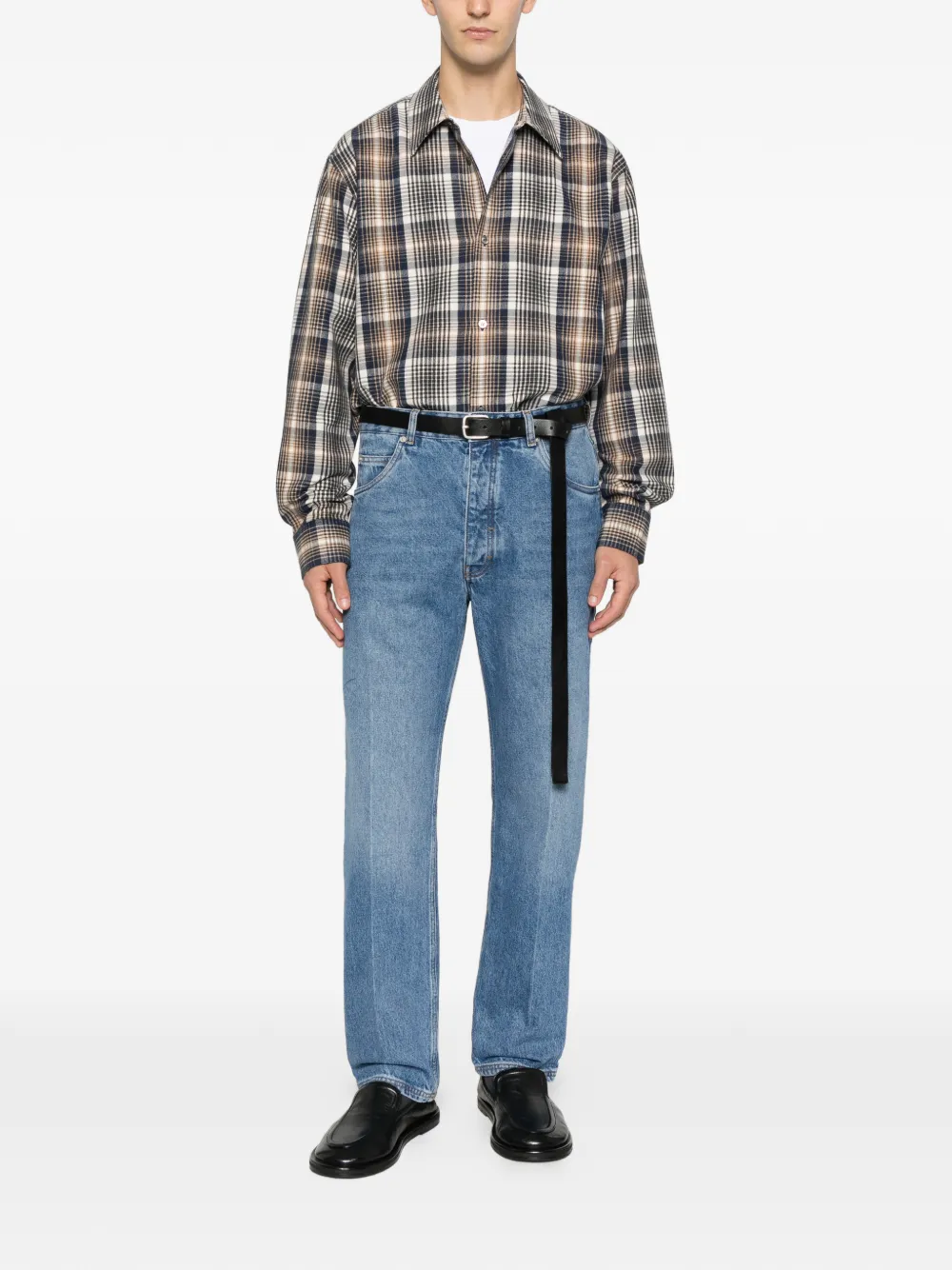 Studio Nicholson x Aaron Levine View shirt - Blauw