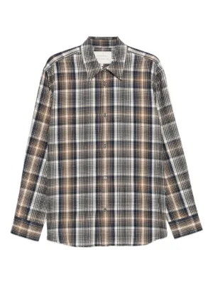 Acne Studios チェック オーバーシャツ | ニュートラル | FARFETCH JP