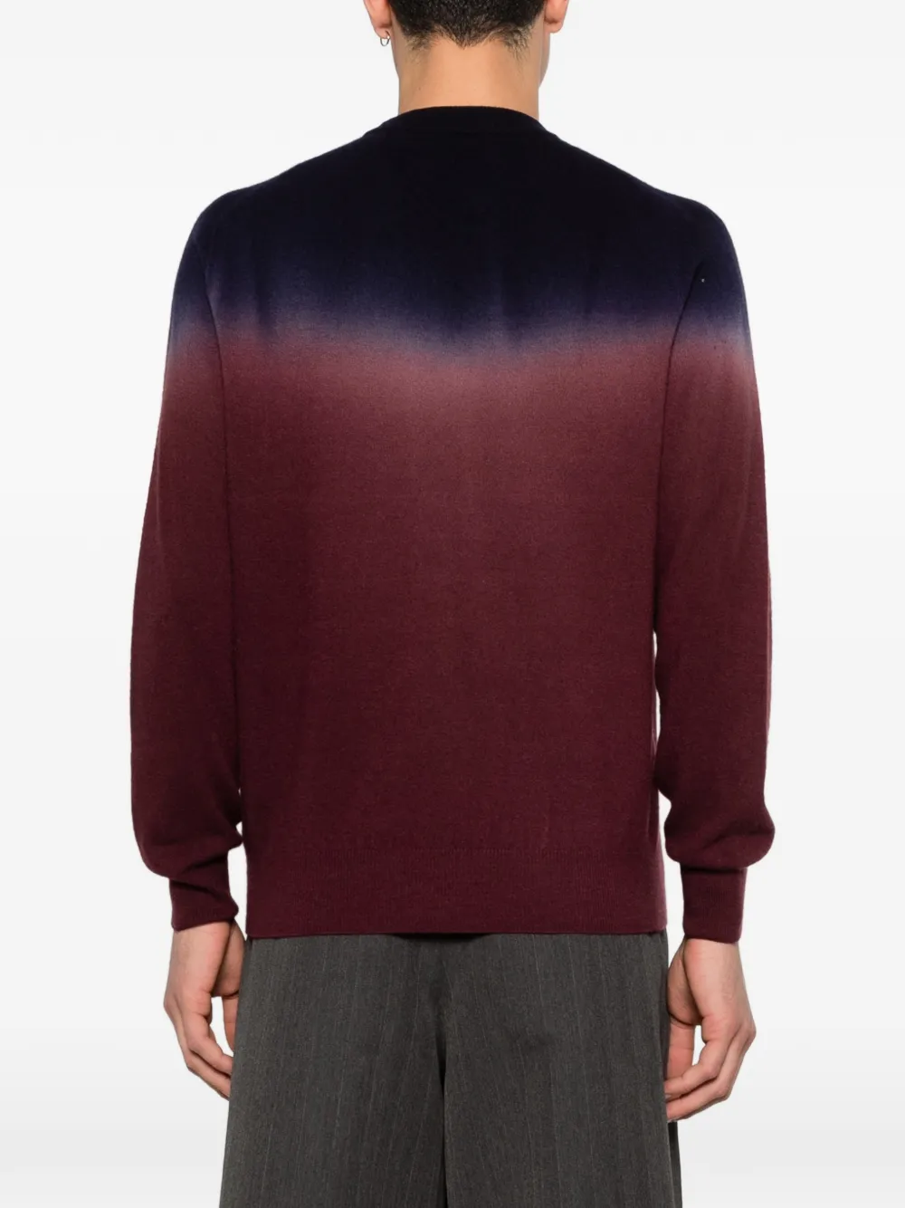 Jil Sander Ombré trui met lange mouwen Rood