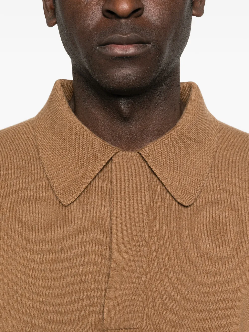 Jil Sander Poloshirt met lange mouwen Bruin