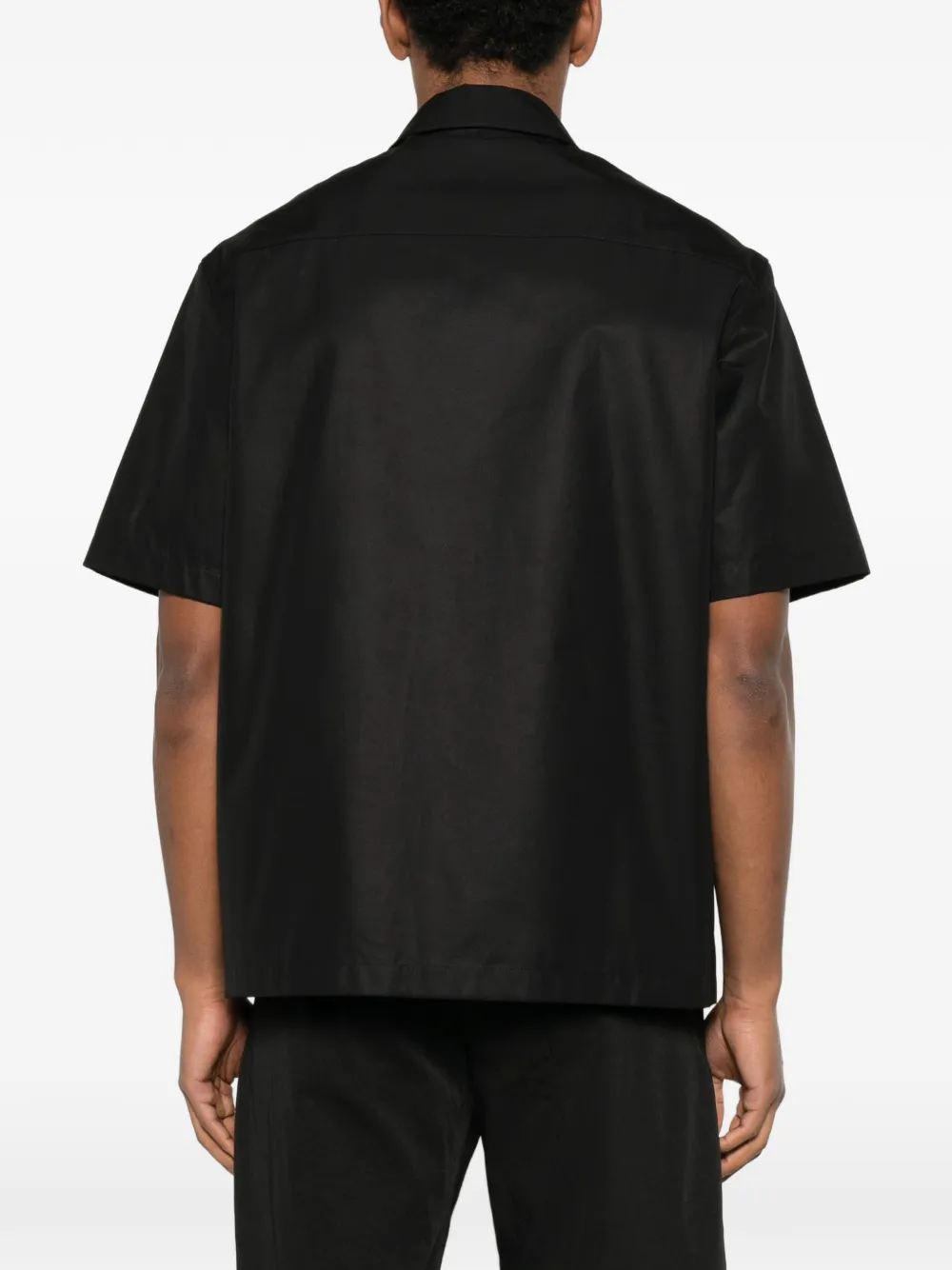 Jil Sander Overhemd met rits Zwart