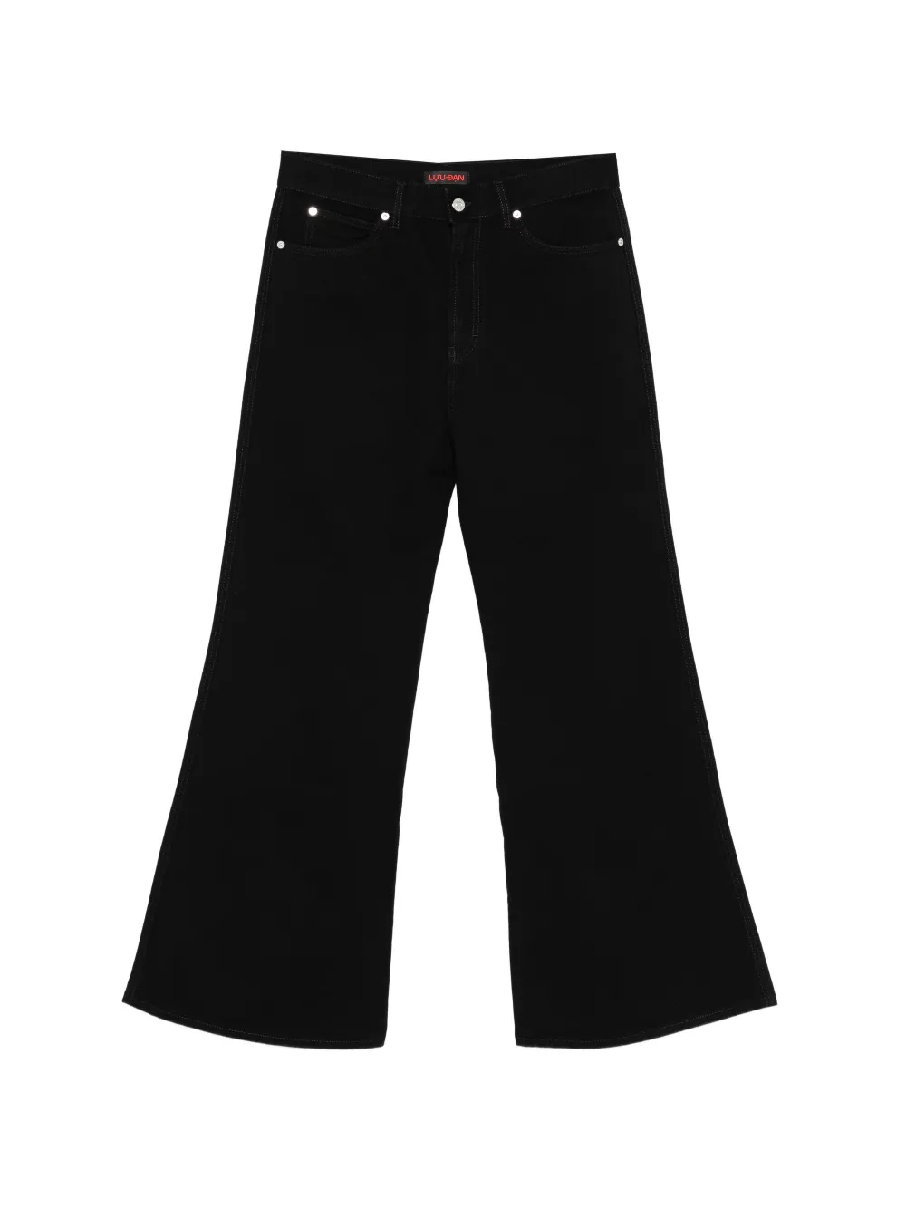 LỰU ĐẠN Phat wide-leg jeans - Nero