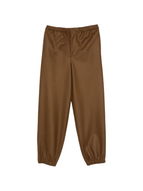 Jil Sander elasticated wool trousers