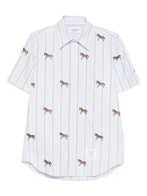 Thom Browne chemise rayée à imprimé cheval