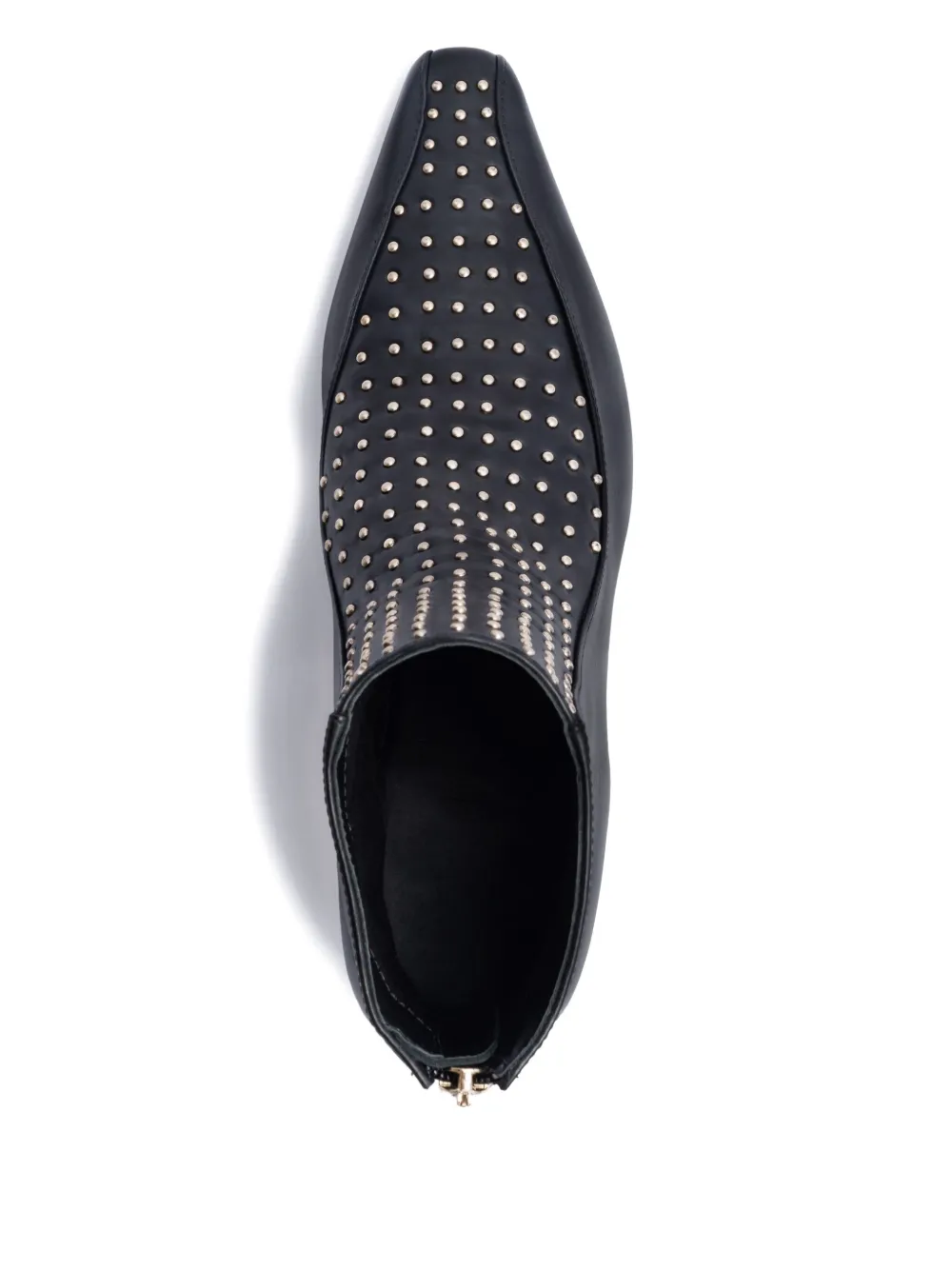  Bernardo 50mm Esme Pointed-toe Studded Ankle Boots - Black 