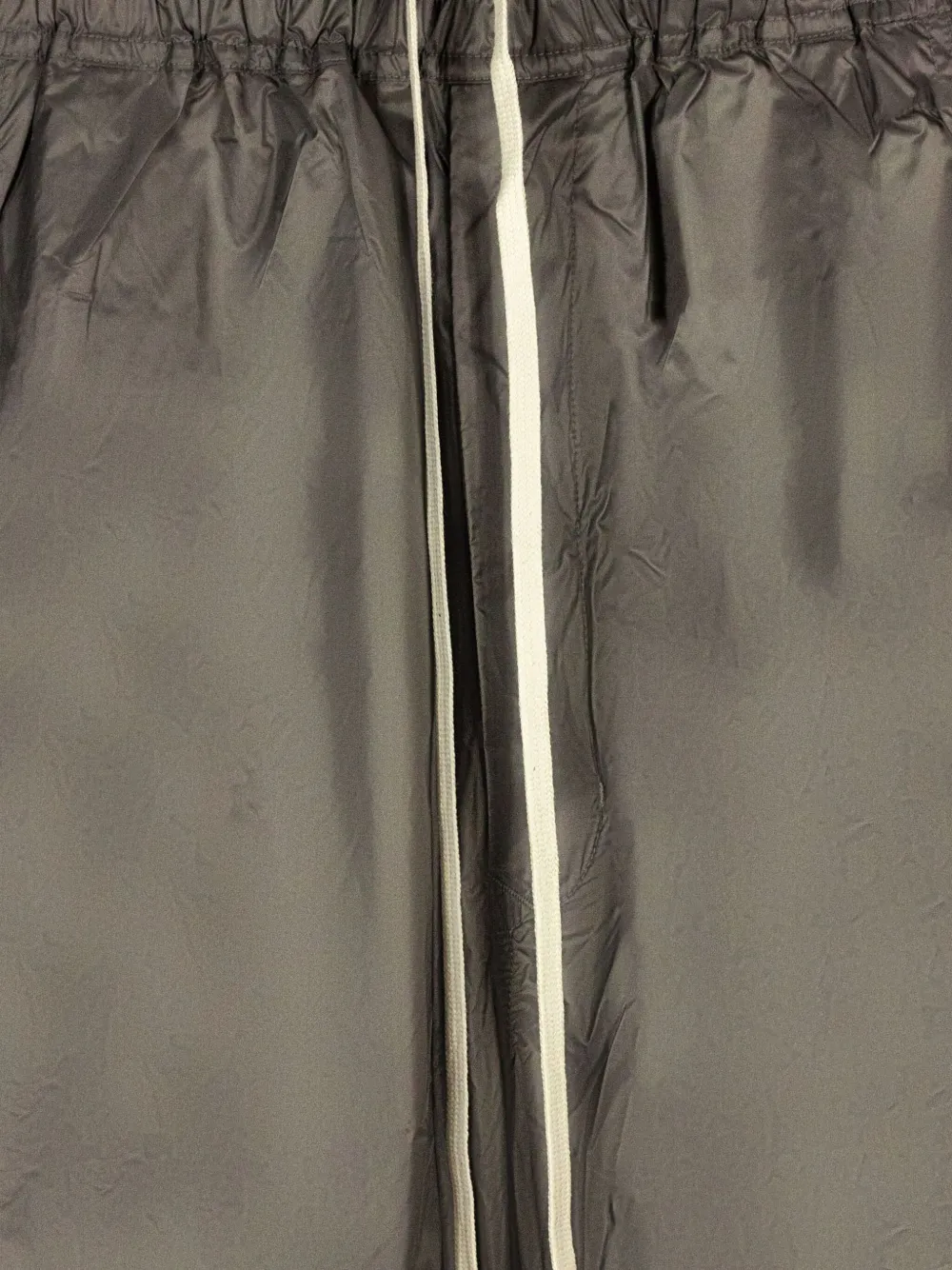 Rick Owens Drkshdw Drawstring Button Trousers In Brown