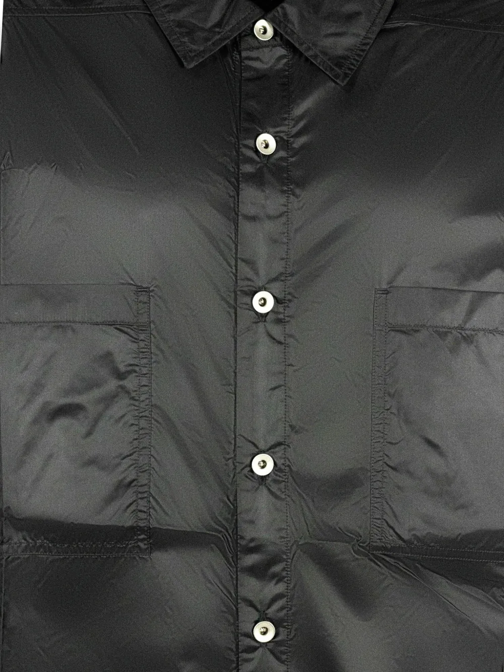 Rick Owens DRKSHDW Overhemd met zak Zwart