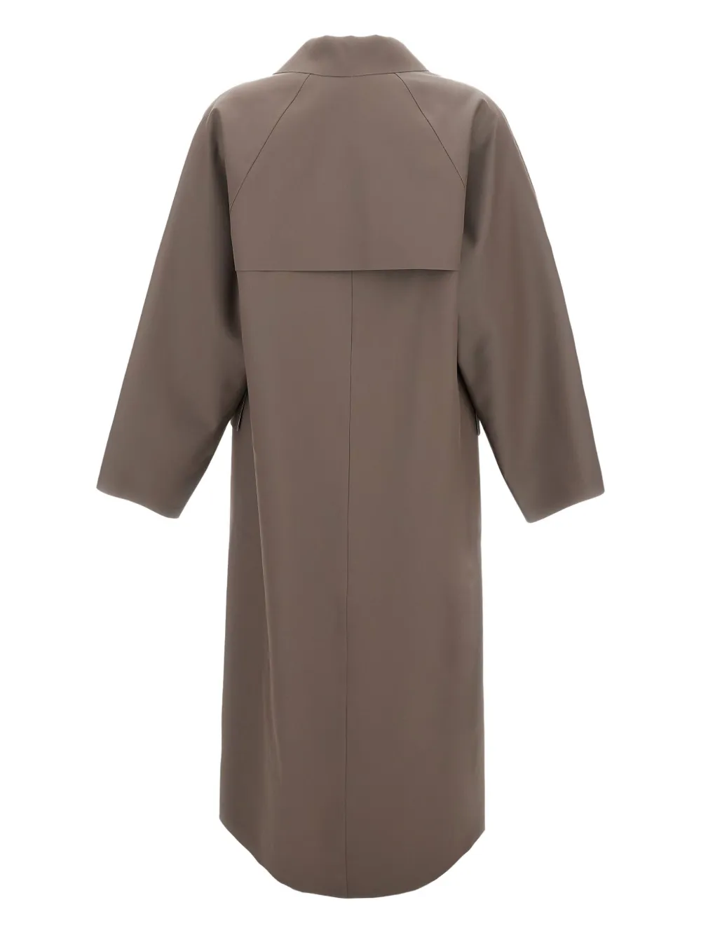 KASSL Editions Trenchcoat met klepzak Grijs