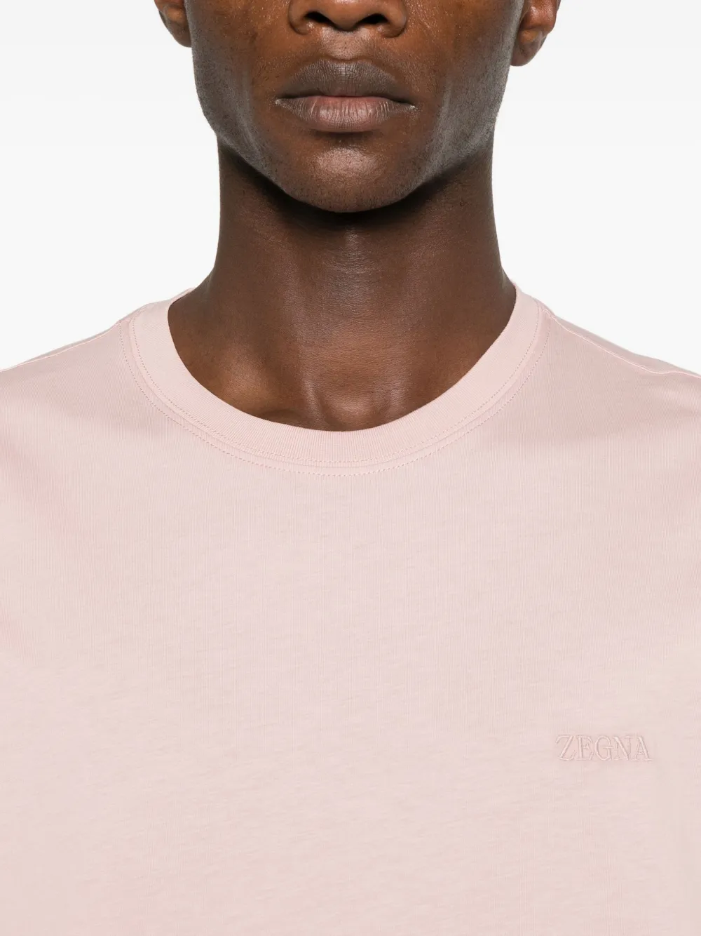 Zegna Katoenen T-shirt Roze
