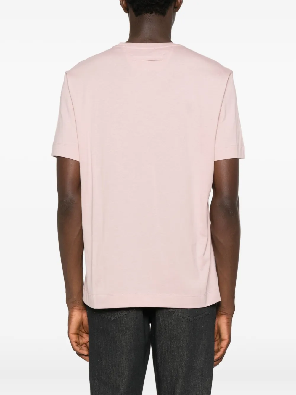 Zegna Katoenen T-shirt Roze