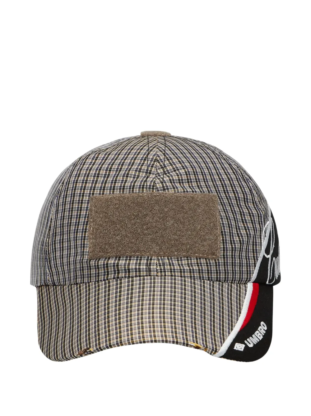 UMBRO check-pattern cap | Black | Image 1