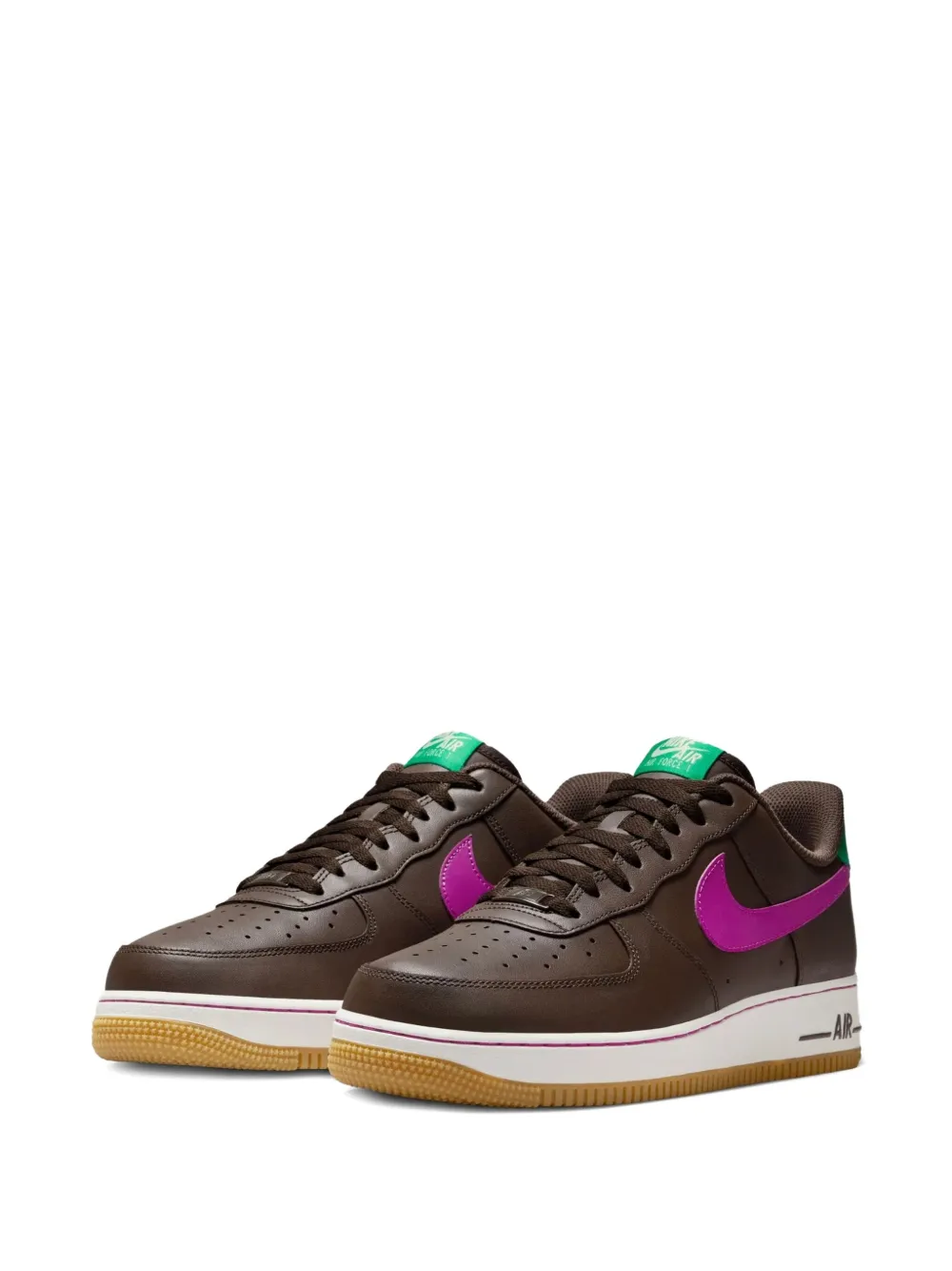 Nike Air Force 1 Low '07 "Baroque Brown Vivid Purple" sneakers Bruin