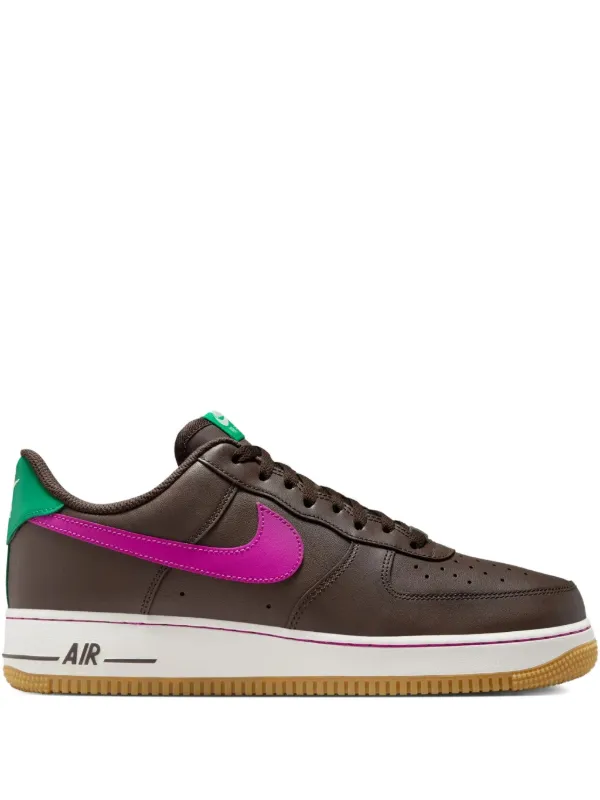Nike Air Force Low '07 Baroque Brown Vivid Purple sneakers